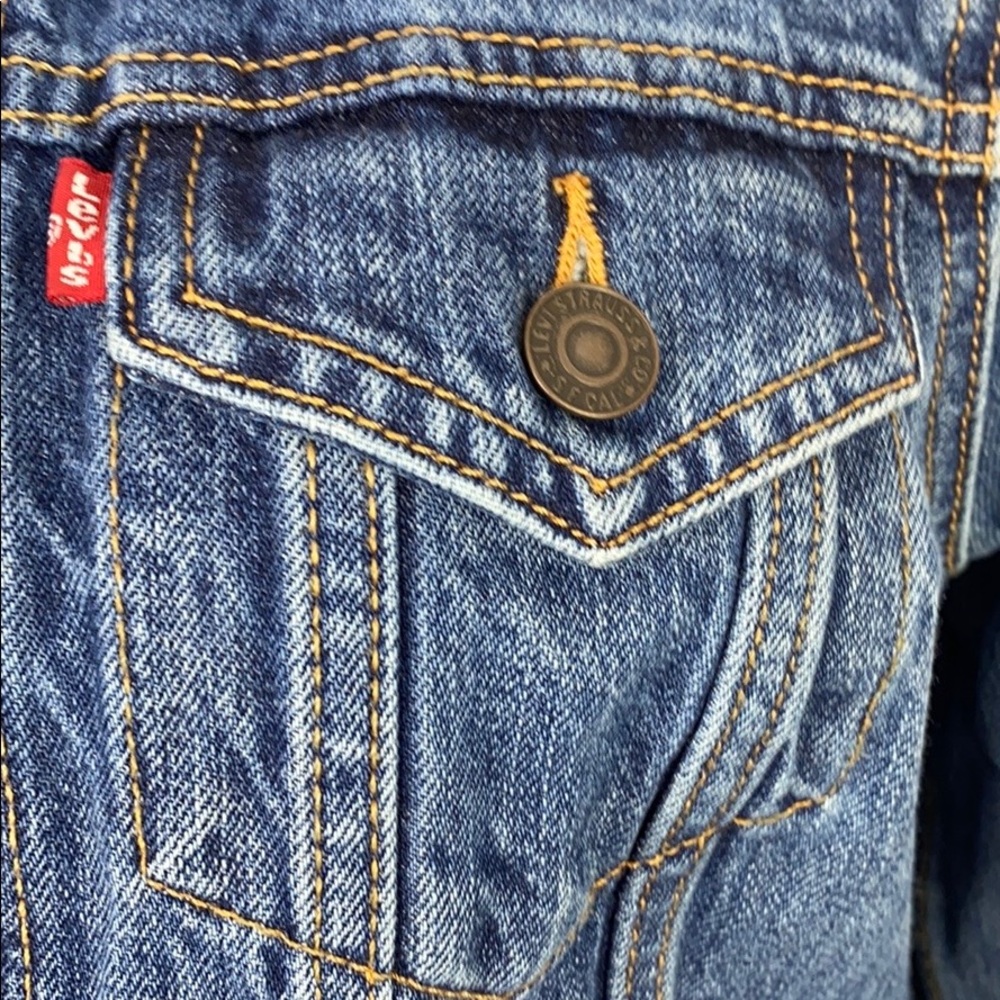 Levi's® NBA Denim Trucker Jacket Toronto Raptors - Picture 7 of 12